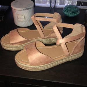 Pink/Nude espadrille sandals